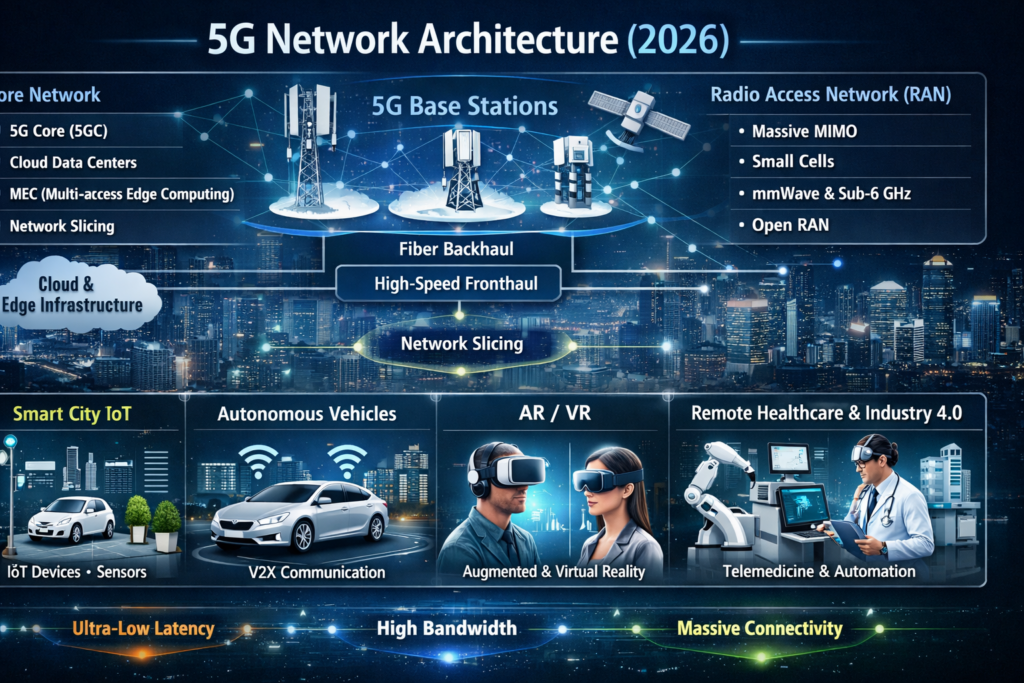 ChatGPT Image Feb 26 2026 09 25 17 AM Apeksha Telecom 5G Network Architecture (2026)