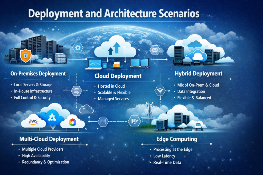Deployment and Architecture Scenarios – Telecom Career Guide Apeksha Telecom Deployment and Architecture Scenarios 2026 – The Complete Career-Focused Guide for 4G, 5G & 6G Professionals